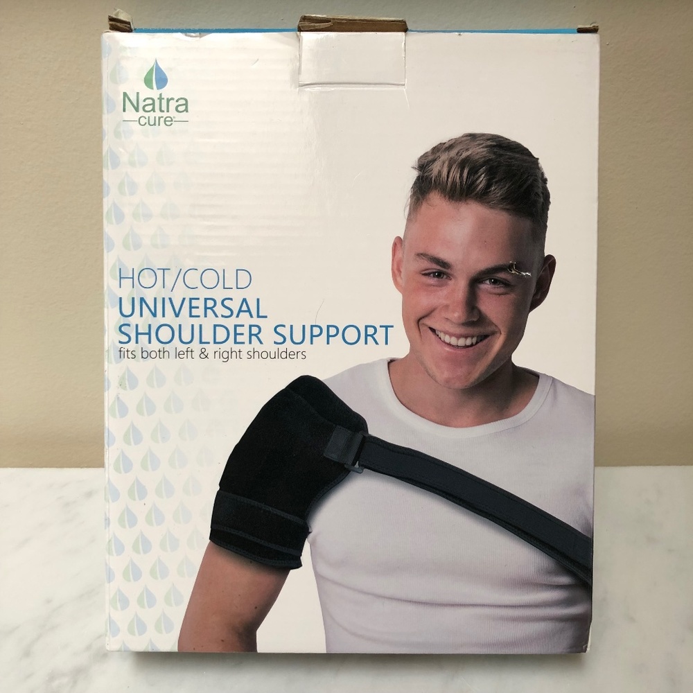 💰SOLD💰 (New) NatraCure Hot/Cold Universal Shoulder Support Wrap
